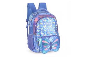 Mochila De Costas Borboleta Lilas  und - Maxlog