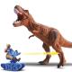 Dinossauro T-Rex Vs Humano Com Tanque Lança Míssel -  3+