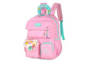 Mochila De Costas Bolinhas de PomPom Rosa und - Maxlog