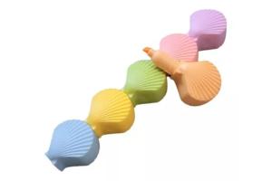 Caneta Marca Texto Troca Ponta 5 cores Concha und - Vmp