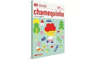 Papel A4 Chamequinho Verde 100 Fls und - Chamex
