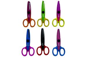 Tesoura Corte Ondas Kids  Sortido - Leonora