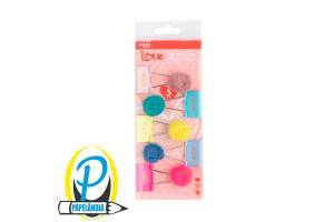 Binder Clip Pompom Love MOLIN cx c/5