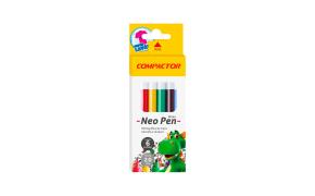 Caneta Hidrocor Neo-Pen 2.0mm Mirim 6 Cores - Compactor