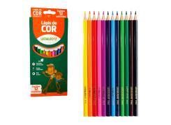 Lápis De Cor Lápis De Pintar Leo e Leo Com 12 Cores