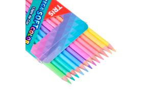 Lápis de cor c/12 tons pastel - Tris