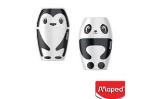 Apontador Shakky Panda e Pinguim Maped