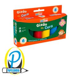 Gizão de Cera 6 Cores Leo e Leo