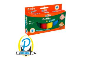 Gizão de Cera 6 Cores Leo e Leo