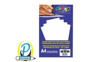 Papel Opaline A4 com 50 Folhas 120 Gramas Branco - Off Paper - 00031