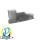 Trio porta lapis/clipes/lembrete fume translucido
